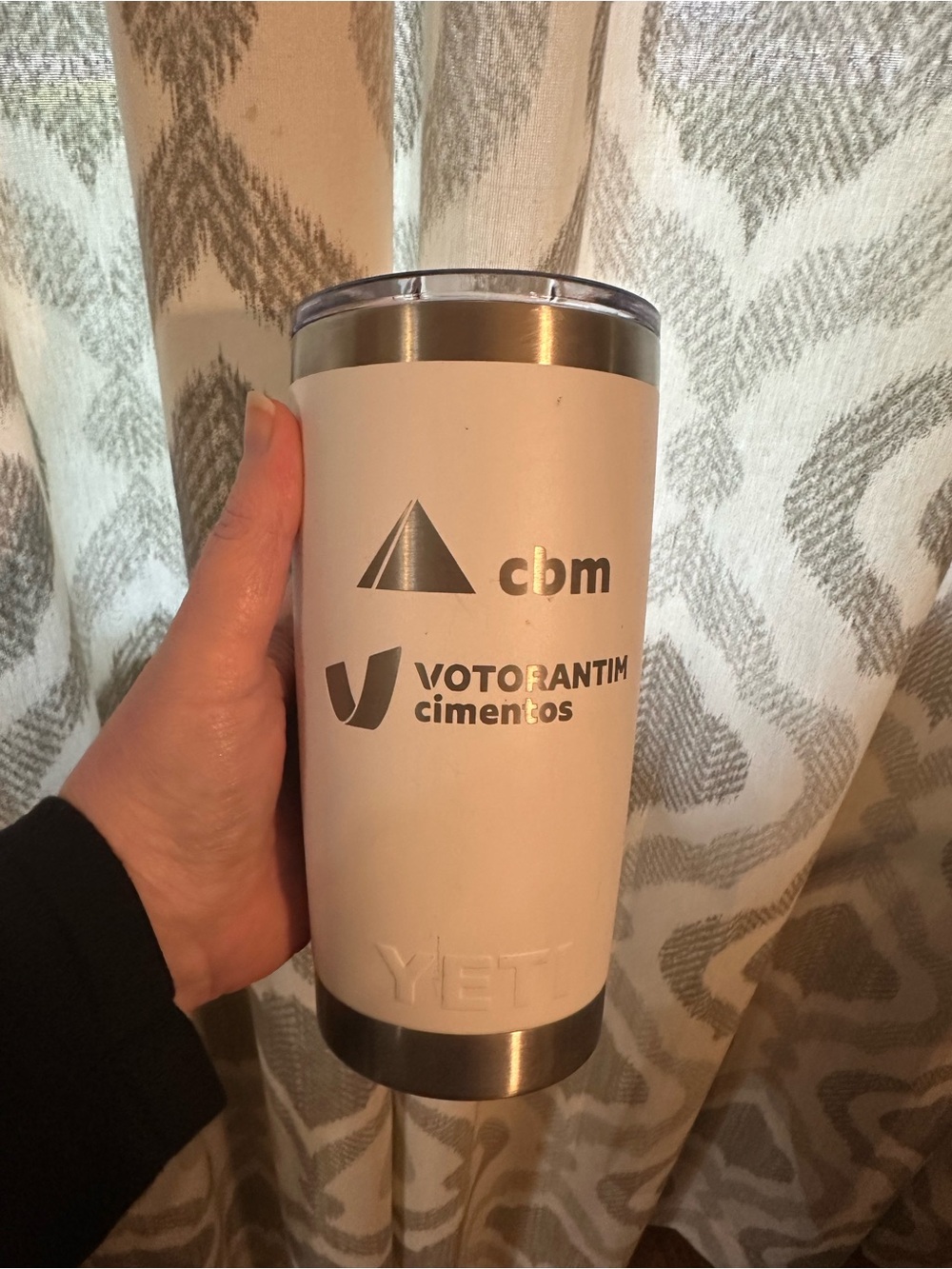 Yeti White Stainless Steel - lid is not original